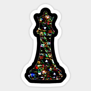 Chess Piece - The Queen 1 Sticker